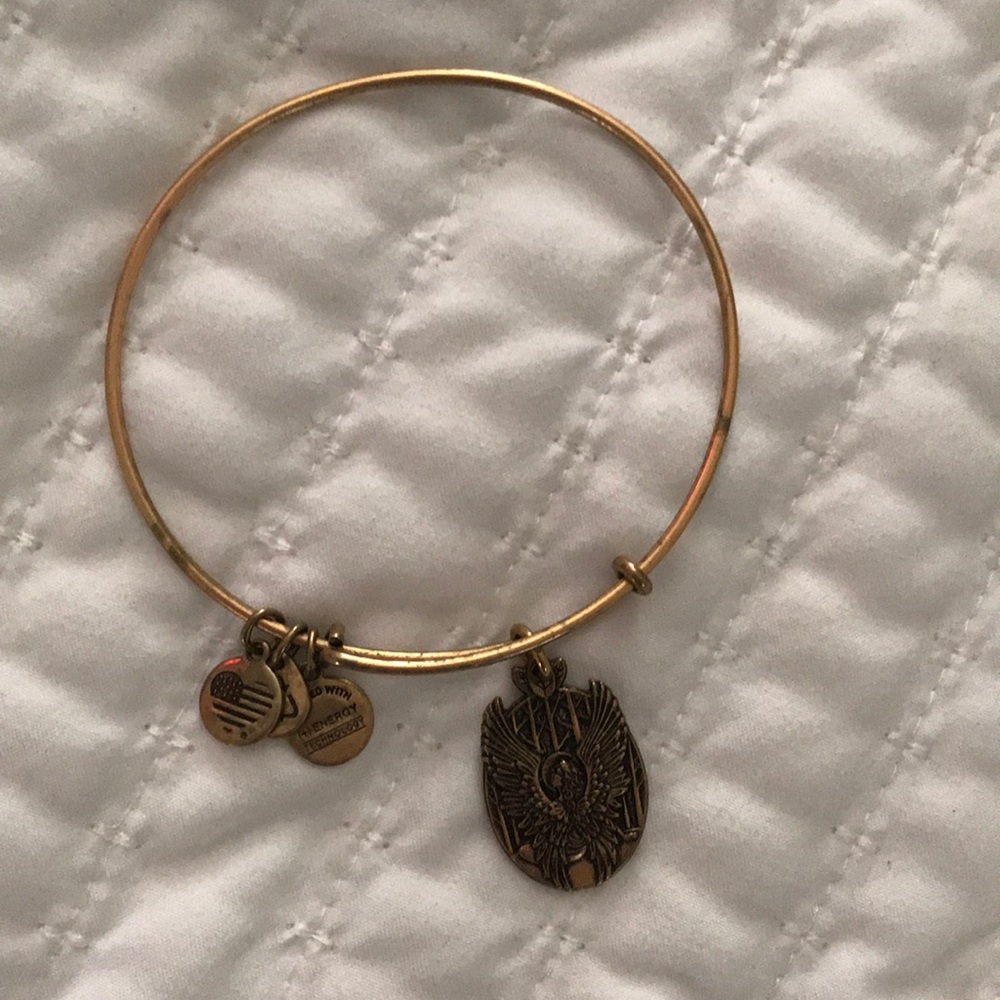 Alex and ani gold bracelet